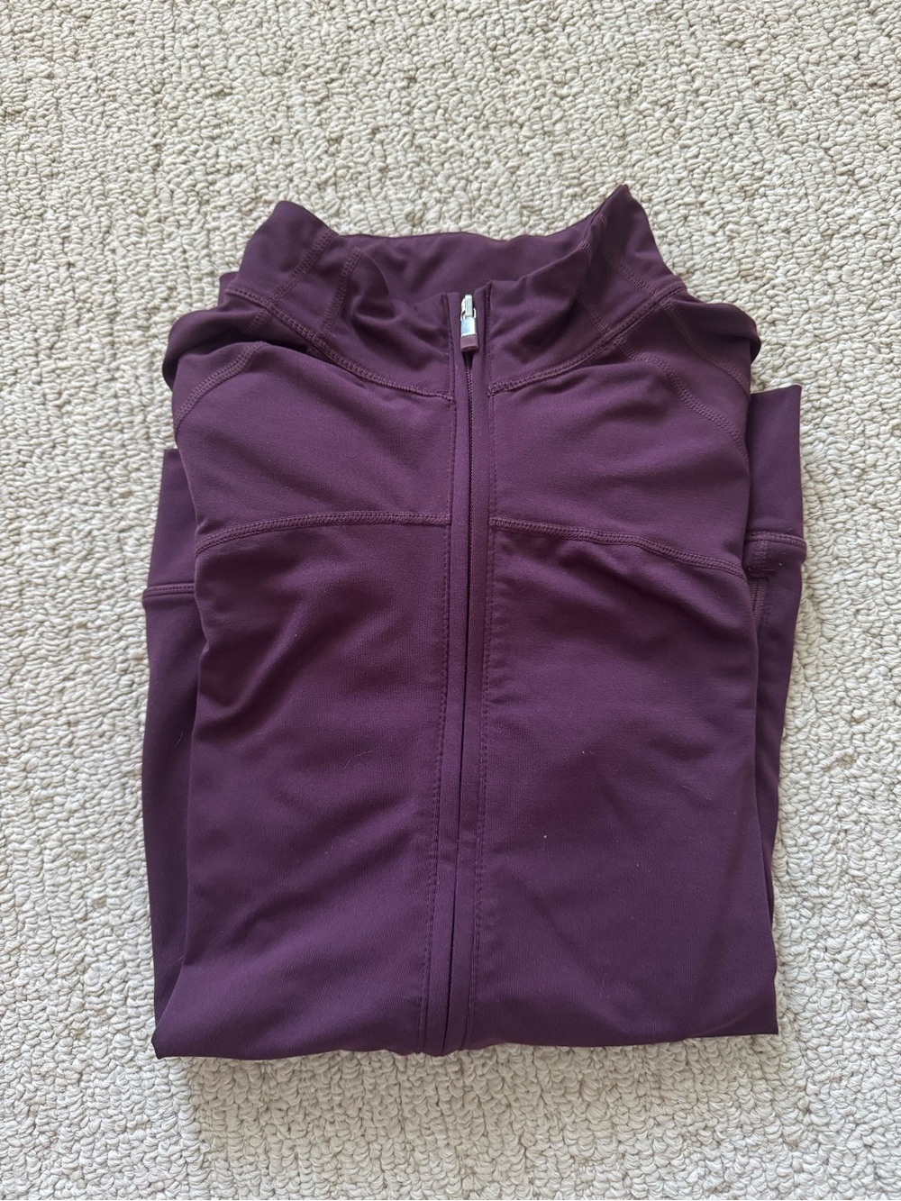 GAP GapFit size medium women’s full-zip jacket, deep purple